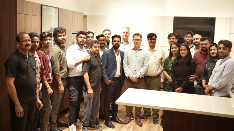 raumplus and SIGMA team in Kochi India