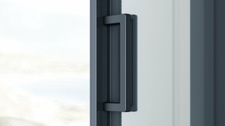 Self adhesive handle, square 